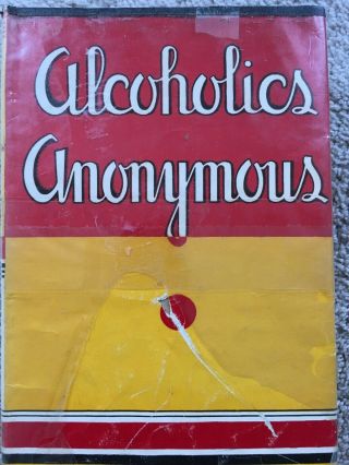 Alcoholics Anonymous 1st Edition 15th Printing Jan.  1954 Book