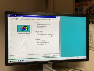 Gateway 2000 GP4 - 166 Computer Pentium 166MHz Windows 98 192MB RAM 2GB Hard Drive 7