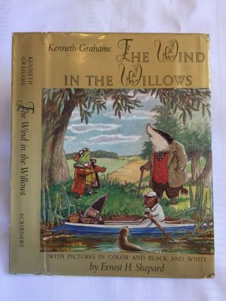 The Wind in the Willows by Kenneth Grahame illust.  Shepard - DUST JACKET ONLY 2