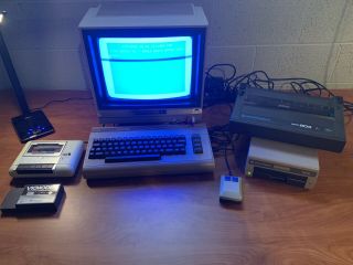 Vintage Commodore 1702 Monitor,  With S - Video Y - Adapter
