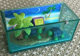 Vintage Littlest Pet Shop Toddling Turtles On Paradise Island Kenner 1992 Lps