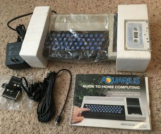 Aquarius Home Computer System - Box Manuals Game Cassette