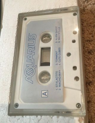 Aquarius Home Computer System - Box Manuals Game Cassette 5