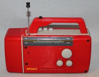 Vintage/Rare 1990 ' s HOPESONIC SPORT (HE - 873) AM/FM Radio Cassette w/ Lantern 2