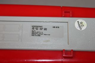 Vintage/Rare 1990 ' s HOPESONIC SPORT (HE - 873) AM/FM Radio Cassette w/ Lantern 5