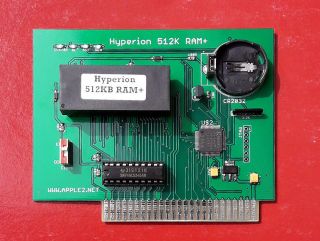 Hyperion 512k Ram,  (saturn 128k And No Slot Clock Card For Apple Ii)