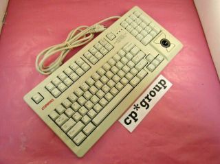 Compaq Mx 11800 Dual Ps/2 Wired Mechanical Keyboard W/ Trackball 185152 - 001
