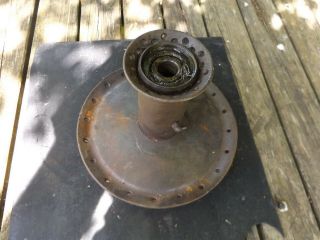 Vintage Ariel Motorcycle Swining Arm And Plunger Iron Rear Hub 1939 - 58
