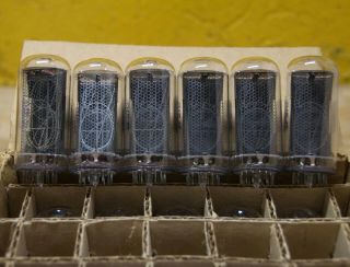 4 X In - 18 Nixie Tubes & Fully Guaranteed Nos From 1986