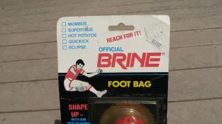 Vintage Official Brine Hacky Sack Footbag IN PACKAGE 2