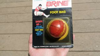 Vintage Official Brine Hacky Sack Footbag IN PACKAGE 3