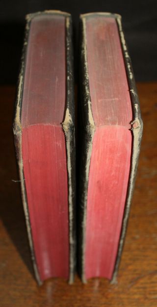 1866 The Iliad of HOMER With English Notes by FA Paley 2 Vols Full Leather 4
