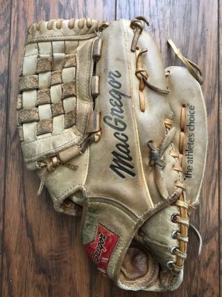 Vintage Macgregor G3t Garry Maddox Right Baseball Glove Mitt 12 " Phillies