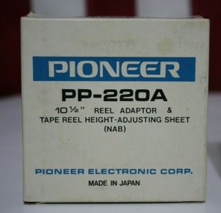 Pr Pioneer PP - 220A NAB Hub Adaptors for 10.  5 
