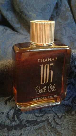 Vintage Franad 105 Bath Oil 1 Fl Oz,  Full