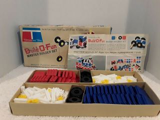 Vintage Tupperware Tuppertoys Toy Build - o - Fun Master Builder Set No.  102 2