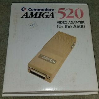 Commodore Amiga 520 Video Adapter For A500 Computer