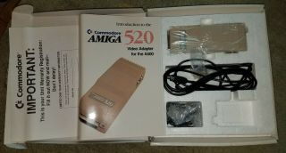 Commodore Amiga 520 Video Adapter for A500 Computer 5