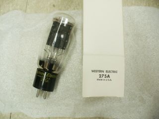 Western Electric 275a Triode Vacuum Tube,  Late Production,