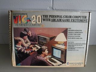 Commodore Vic 20 Vintage Personal Computer W/ Box