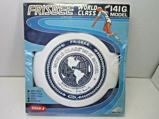 Vintage 1980 Wham - O Frisbee World Class 141 - G Model Factory Signatures
