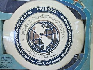 VINTAGE 1980 WHAM - O FRISBEE WORLD CLASS 141 - G MODEL FACTORY SIGNATURES 2