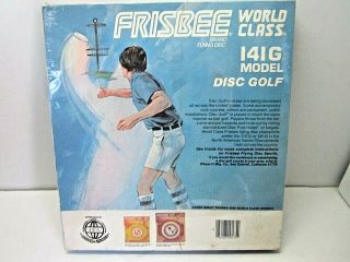 VINTAGE 1980 WHAM - O FRISBEE WORLD CLASS 141 - G MODEL FACTORY SIGNATURES 3