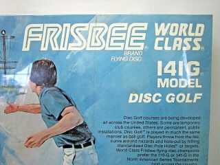 VINTAGE 1980 WHAM - O FRISBEE WORLD CLASS 141 - G MODEL FACTORY SIGNATURES 4