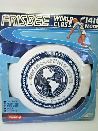 VINTAGE 1980 WHAM - O FRISBEE WORLD CLASS 141 - G MODEL FACTORY SIGNATURES 6