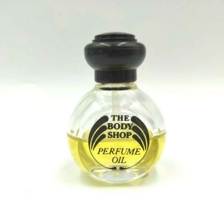 Vintage The Body Shop Perfume Oil Black Cap Fuzzy Peach Scent 40 Full
