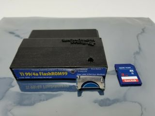 Ti 99/4a Flashrom99 With Case And 8gb Sd Card (ti - 99/4a Flash Cartridge,  Ti994a)