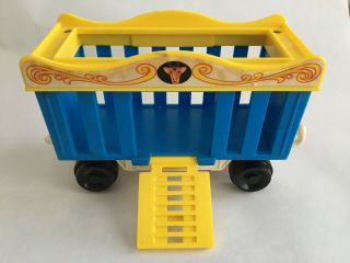 Vintage 1973 Fisher Price Little People Circus Train 991 w/Animals & Train Cars 6