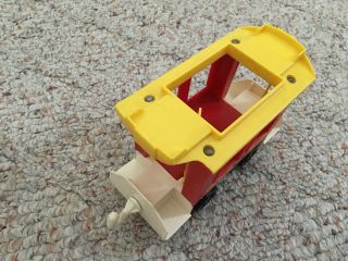 Vintage 1973 Fisher Price Little People Circus Train 991 w/Animals & Train Cars 7