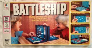 Vintage 1978 - 80’s Battleship " Game - & Complete - Milton Bradley Ex