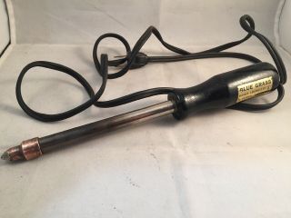 Vintage Wood Handle Electric Soldering Iron 75w 120v And
