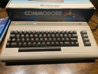 Vintage Commodore 64 Personal Computer W/ Manuals & Power Supply 2