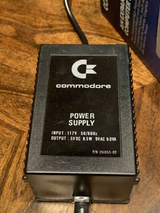 Vintage Commodore 64 Personal Computer W/ Manuals & Power Supply 6