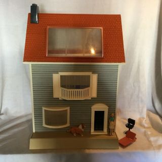 Vintage Fisher Price Doll House Year 1978 With Furniture And Accessories Toys