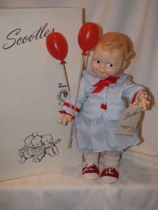 15 " Cameo Kewpie Scootles Doll By Jesco 1984