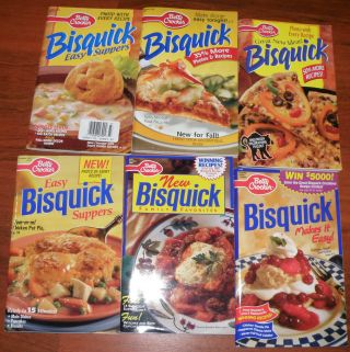 23 Vintage Thru Recent Betty Crocker Bisquick Cookbooks