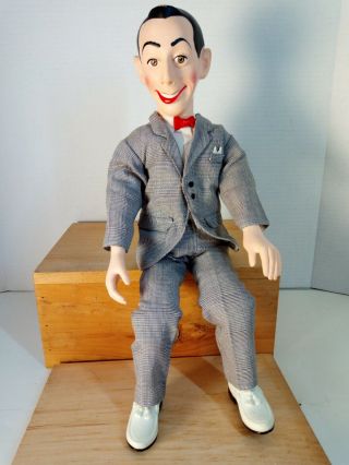 Vintage 1987 Pee - Wee Herman Playhouse Pull String Talking Doll Matchbox 17 "