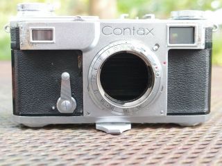 Contax II Rangefinder Camera Body serial number K56205 - Shutter Issues 2