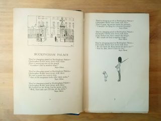 1924 FIRST EDITION WHEN WE WERE VERY YOUNG A A MILNE.  WINNIE THE POOH.  1ST / 2ND 5
