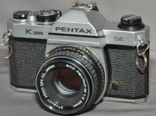 Asahi Pentax K1000 Se W/ Smc Pentax - M 2/50 Lens -