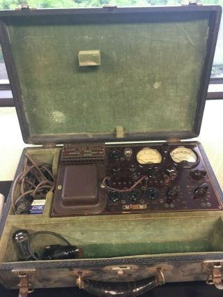 Hickok Electrical Instrument Co.  Radio Tube Tester Model Ac 47 A
