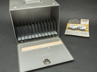 Bromberger Model 1010 8mm Movie Reel Storage Case for 12 7 