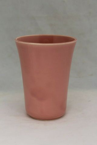 Vintage 1949 Luray Pastels Sharon Pink 9 Ounce 4¼ " Water Tumbler Glass - Ts&t