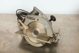 Vintage Sears / Craftsman 7 " Electric Hand Saw 315.  27782 10 Amp 5800rpm Usa Made