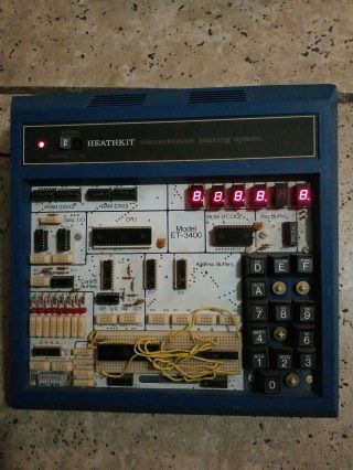 Vintage Heathkit ET - 3400 - A Computer Microprocessor Trainer Motorola 6800 5