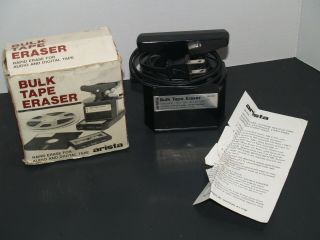 Arista Bulk Tape Eraser Vintage - Cassettes,  Floppy Disks & Reel To Reel